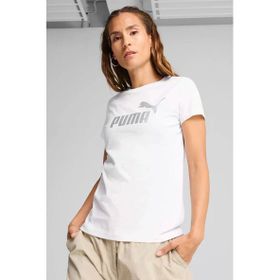 Puma 63153602 Essentials Kadın Beyaz Tişört