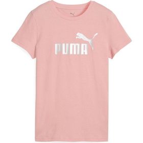 Puma 63153618 Metallic No. 1 Logo Pembe Kadın T-shirt