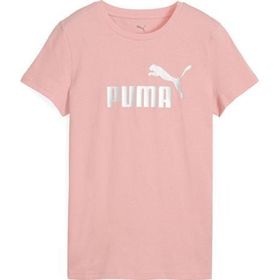 Puma 63153618 Metallic No. 1 Logo Pembe Kadın T-shirt