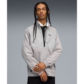 Puma 632101-63 Gri Tech Half-Zip Crew Erkek Sweatshirt