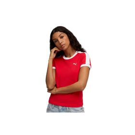 Puma 63212911 T7 Kırmızı Günlük Stil Kadın T-Shirt