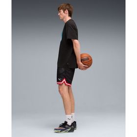 Puma 633105-01 Hoops X E.T. Patterned Basketball Çok Renkli Erkek Şort