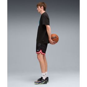 Puma 633105-01 Hoops X E.T. Patterned Basketball Çok Renkli Erkek Şort