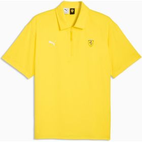 Puma 634247-03 Ferrari Cloudspun Erkek Sarı Polo Tişört