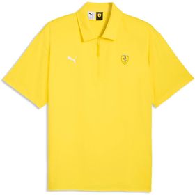 Puma 634247-03 Ferrari Cloudspun Erkek Sarı Polo Tişört