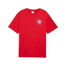 Puma 63439511 Kırmızı Sunset Drive Relaxed Tee Erkek Günlük Tişört