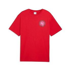 Puma 63439511 Kırmızı Sunset Drive Relaxed Tee Erkek Günlük Tişört