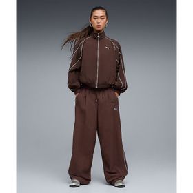 Puma 634559-13 Kahverengi T7 Woven Track Pants Kadın Eşofman Altı