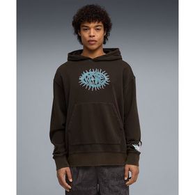 Puma 634612-01 Siyah Melo X Hive Hoodie Erkek Sweatshirt