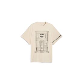 Puma 63465901 Krem Swish N ink Tee ıı Erkek Basketbol Tişörtü