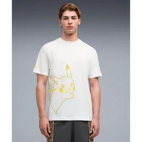Puma 634914-02 Beyaz X Pokemon Graphic Erkek Tişört