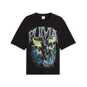 Puma 63566501 Siyah Graphic Tee Erkek Günlük Tişört