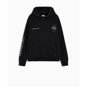 Puma 635797-01 Siyah Represent Long-Sleeve Hoodie Erkek Sweatshirt