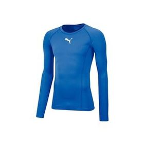 Puma 65592002 Liga Baselayer Tee LS Mavi Erkek Futbol Uzun Kollu Antrenman Üstü
