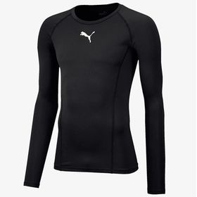 Puma 65592003 Liga Baselayer Tee LS Siyah Erkek Futbol Uzun Kollu Antrenman Üstü