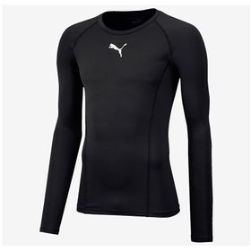 Puma 65592003 Liga Baselayer Tee LS Siyah Erkek Futbol Uzun Kollu Antrenman Üstü