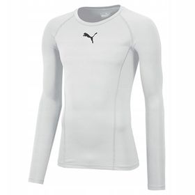 Puma 65592004 Beyaz Liga Baselayer Tee Uzun Kollu Erkek Futbol T-shirt