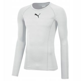 Puma 65592004 Beyaz Liga Baselayer Tee Uzun Kollu Erkek Futbol T-shirt
