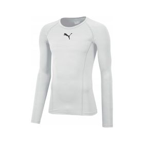Puma 65592004 Beyaz Liga Baselayer Tee Uzun Kollu Erkek Futbol T-shirt