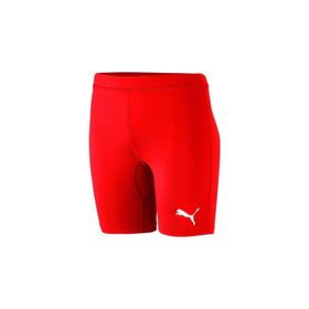Puma 65592401 Liga Baselayer Short Tight Lastikli Normal Kalıp Düz Kırmızı Erkek Tayt