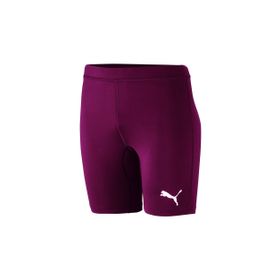 Puma 65592409 Liga Baselayer Short Tight Lastikli Normal Kalıp Düz Bordo Erkek Tayt