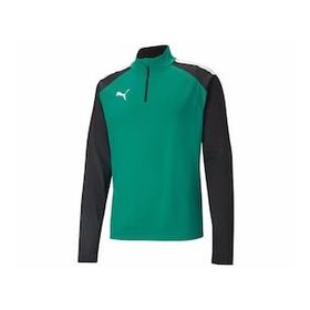 Puma 65723605 Fermuarlı Normal Kalıp Düz Yeşil Erkek Sweatshirt
