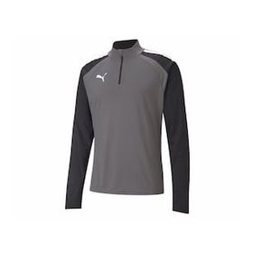 Puma 65723613 Top Fermuarlı Normal Kalıp Düz Gri Erkek Sweatshirt
