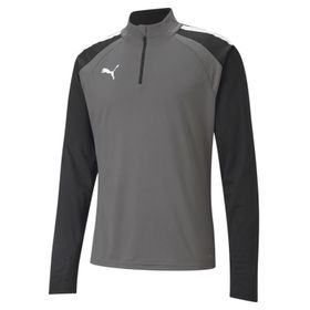 Puma 65723613 Top Fermuarlı Normal Kalıp Düz Gri Erkek Sweatshirt