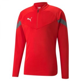 Puma 65737501 Teamfinal Training 1/4 Zip Top Futbol Antrenman Kırmızı Erkek Ceket