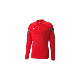 Puma 65737501 Teamfinal Training 1/4 Zip Top Futbol Antrenman Kırmızı Erkek Ceket