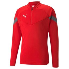 Puma 65737501 Teamfinal Training 1/4 Zip Top Futbol Antrenman Kırmızı Erkek Ceket