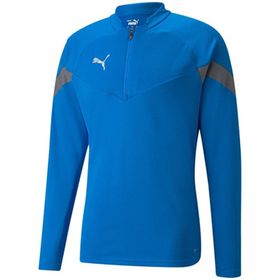 Puma 65737502 Teamfinal Training 1/4 Zip Mavi Erkek Futbol Antrenman Uzun Kollu Üst