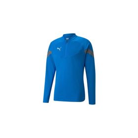 Puma 65737502 Teamfinal Training 1/4 Zip Top Futbol Antrenman Mavi Erkek Ceket