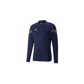 Puma 65737506 Teamfinal Training 1/4 Zip Top Futbol Antrenman Lacivert Erkek Ceket