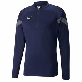 Puma 65737506 Teamfinal Training 1/4 Zip Top Futbol Antrenman Lacivert Erkek Ceket