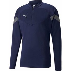 Puma 65737506 Teamfinal Training 1/4 Zip Top Lacivert Erkek Futbol Antrenman Uzun Kollu Üst