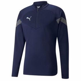 Puma 65737506 Teamfinal Training 1/4 Zip Top Lacivert Erkek Futbol Antrenman Uzun Kollu Üst