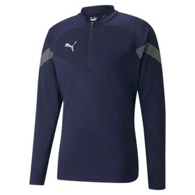 Puma 65737506 Teamfinal Training 1/4 Zip Top Lacivert Erkek Futbol Antrenman Uzun Kollu Üst