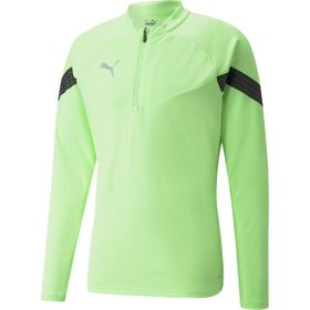 Puma 65737520 Teamfinal Training 1/4 Zip Top Futbol Antrenman Yeşil Erkek Ceket