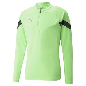 Puma 65737520 Teamfinal Training 1/4 Zip Top Futbol Antrenman Yeşil Erkek Ceket