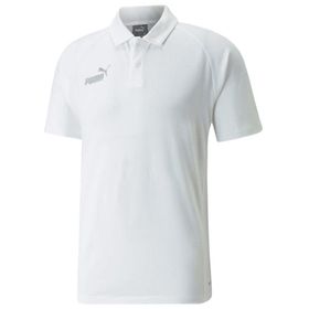 Puma 65738404 Beyaz Teamfinal Casuals Polo Erkek Futbol Polo T-shirt