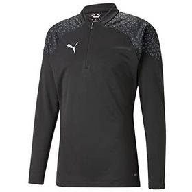 Puma 65798203 Siyah Teamcup Training 1/4 Zip Top Erkek Futbol Uzun Kollu Antrenman Üstü