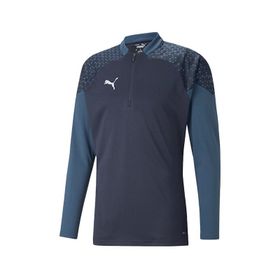 Puma 65798206 Lacivert Teamcup Training 1/4 Zip Top Erkek Futbol Uzun Kollu Antrenman Üstü