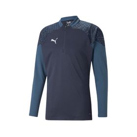 Puma 65798206 Lacivert Teamcup Training 1/4 Zip Top Erkek Futbol Uzun Kollu Antrenman Üstü