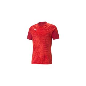 Puma 65798401 Kırmızı Teamcup Training Jersey Erkek Futbol T-shirt