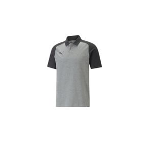 Puma 65799113 Gri Teamcup Casuals Polo Erkek Futbol Polo T-shirt