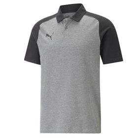 Puma 65799113 Gri Teamcup Casuals Polo Erkek Futbol Polo T-shirt