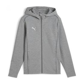 Puma 65852833 Teamfinal Casuals Hooded Gri Erkek Futbol Ceketi