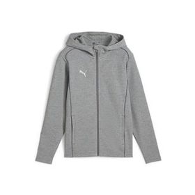 Puma 65852833 Teamfinal Casuals Hooded Gri Erkek Futbol Ceketi