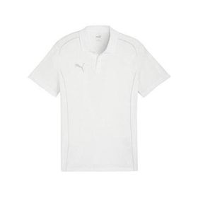 Puma 65853504 Beyaz Polo Yaka Teamfinal Casuals Futbol Antrenman Erkek T-Shirt